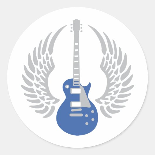 Electric guitar ラウンドシール (正面)