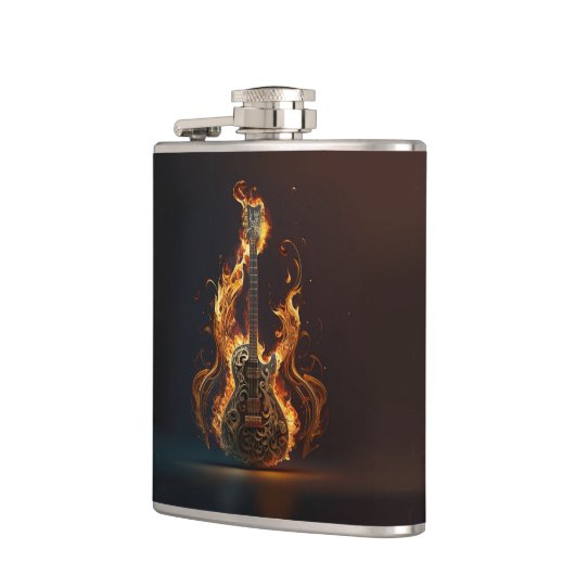 Electric guitar on fire                      フラスク (左)