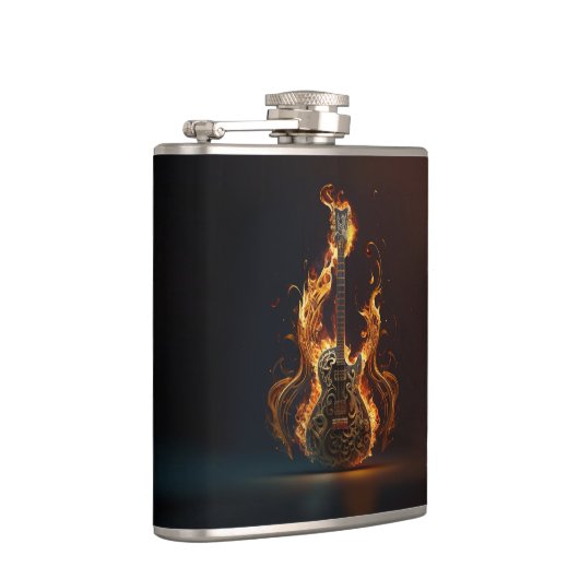 Electric guitar on fire                      フラスク (右)