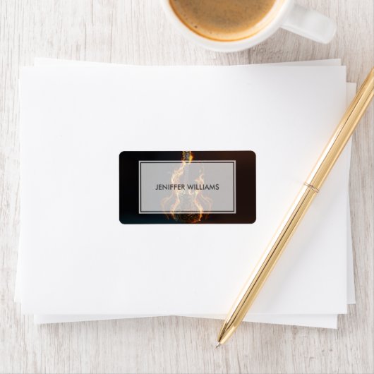 Electric guitar on fire                            ラベル (インサイチュ)