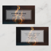 Electric guitar on fire 名刺 (正面/裏面)