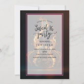 Electric guitar on fire 招待状 (正面)