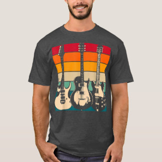 Electric Guitar Player Guitarist Rock Musician Ret Tシャツ