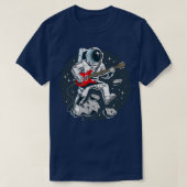 Electric Guitar Player Guitarist Rock Spaceman Ast Tシャツ (デザイン正面)