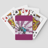 Electric Guitar Pop Art Music Rock Grunge トランプ (裏面)