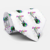 Electric Guitar Sound Colors ネクタイ (ロール)