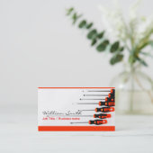 Electric/ Handyman Business card 名刺 (スタンド正面)