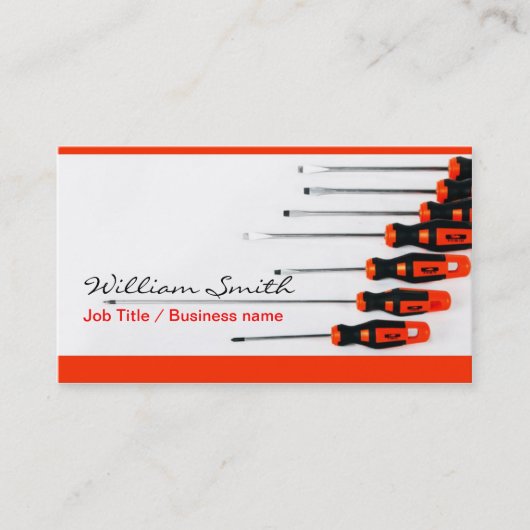Electric/ Handyman Business card 名刺 (正面)