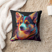 "Electric Lady" Corgi Pillow クッション (ブランケット)