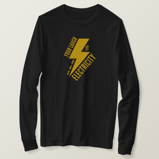 Electric Laugh Lightning Bolt Art Tシャツ (デザイン正面)