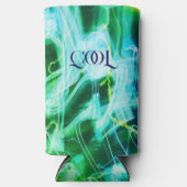 Electric Light Lines Gradient Abstract. スリム缶クーラー (正面)