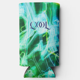 Electric Light Lines Gradient Abstract. スリム缶クーラー