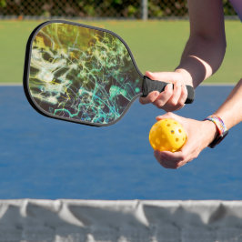 Electric Light Lines Gradient Abstract. ピックルボールラケット