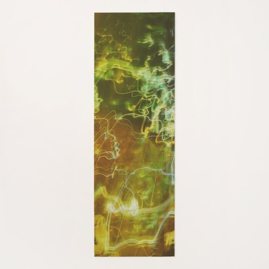 Electric Light Lines Gradient Abstract. ヨガマット (裏面)