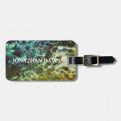 Electric Light Lines Gradient Abstract. ラゲッジタグ (正面横)