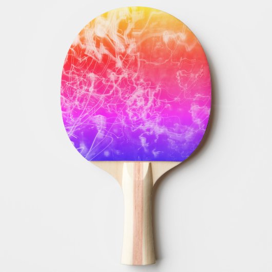 Electric Light Lines Gradient Abstract. 卓球ラケット (正面)