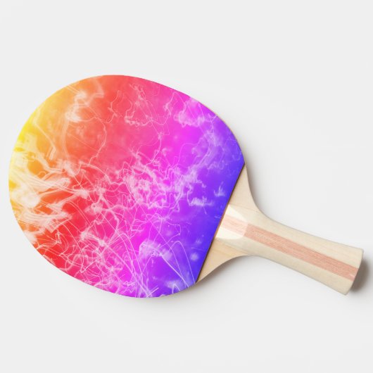 Electric Light Lines Gradient Abstract. 卓球ラケット (横)