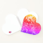 Electric Light Lines Gradient Abstract Modern. ノートブック (内部)