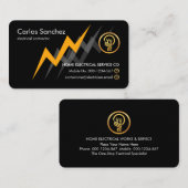 Electric Lightning Powers Electrician 名刺 (正面/裏面)