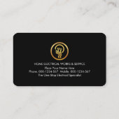 Electric Lightning Powers Electrician 名刺 (裏面)