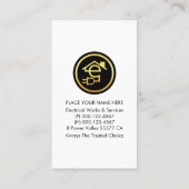 Electric Lightning Wave Powers Bulb 名刺 (裏面)