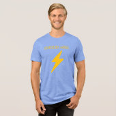 Electric Milk Bolt & Blue  トライブレンドＴシャツ (正面全面)