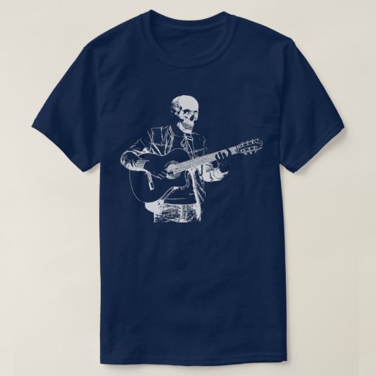 Electric Musician EGuitar Rock GuitaristGuitar Ske Tシャツ (デザイン正面)