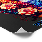 Electric Neon Eagle  ポスター (角)