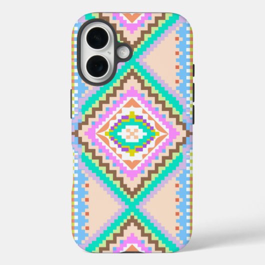 Electric Pastel Dream Kaleidoscope Case-Mate iPhoneケース (裏面)