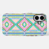 Electric Pastel Dream Kaleidoscope Case-Mate iPhoneケース (裏面 (横))