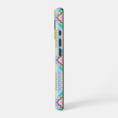 Electric Pastel Dream Kaleidoscope iPhone 16ケース (左側面)