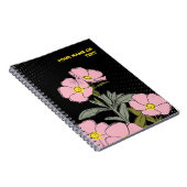 Electric Pink Rockrose: The Pop-Art Skanbergii ノートブック (右側)