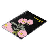 Electric Pink Rockrose: The Pop-Art Skanbergii ノートブック (左側)