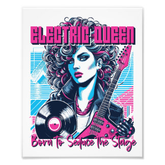 Electric Queen - ステージを魅了するために生まれた フォトプリント