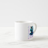  Electric Samurai Cat Mug - Perfect for Anime Fans エスプレッソカップ (正面右)