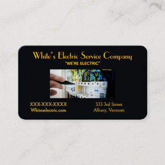 “Electric Service Company ” Business Card 名刺