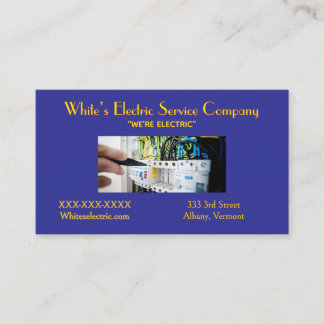 “Electric Service Company ” Business Card 名刺