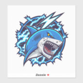 electric shark シール (シート)