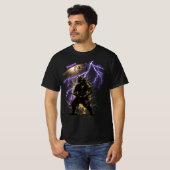 Electric Shogun – Golden Voltage Samurai Tシャツ (正面フル)