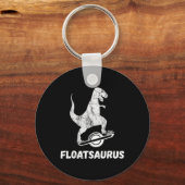 Electric Skateboard Float T-rex Saurus One Wheel V キーホルダー (正面)