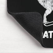 Electric Skateboard Float T-rex Saurus One Wheel V マウスパッド (コーナー)