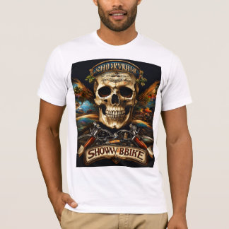 Electric Skull Rock Festival Tee | ギター & ドラム Tシャツ