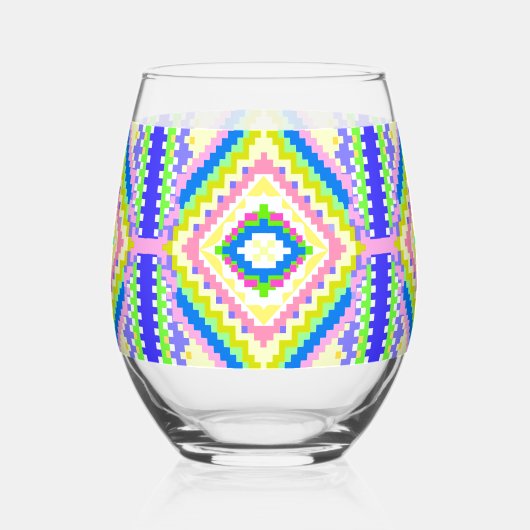 Electric Sky Weaver ステムなしワイングラス (正面)