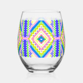 Electric Sky Weaver ステムなしワイングラス (左)