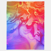 Electric Spectrum in Motion フリースブランケット (正面)