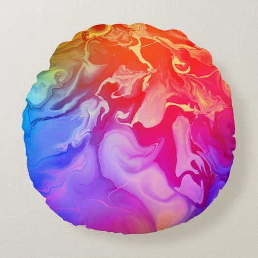 Electric Spectrum in Motion ラウンドクッション (正面)