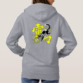 Electric Thunder Cat Soccer For Anime & E-sports F パーカ (裏面)