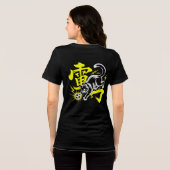 Electric Thunder Cat Soccer For Anime & Sports Fan トライブレンドＴシャツ (裏面全面)