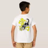 Electric Thunder Cat Soccer For Anime & Sports Fan Tシャツ (裏面フル)