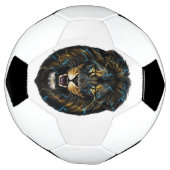 Electric Thunder Lion Soccer Ball サッカーボール (回転)